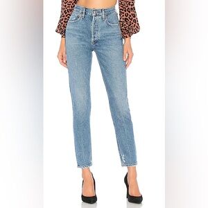 AGOLDE Jamie High Rise Classic in Passenger Denim Jeans 26